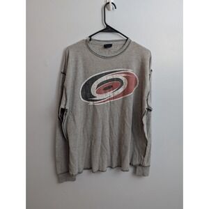 A1 Camp David Mens Tee Shirt / L / Gray / Hurricanes hockey